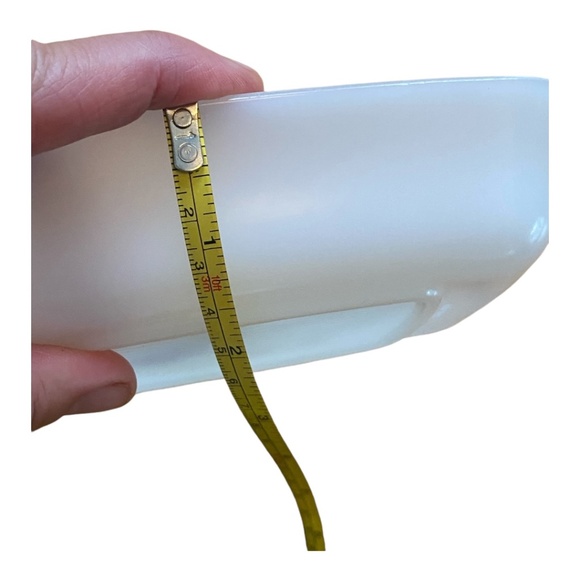 Arcopal vintage butter dish. Milk glass with image of fruit - Picture 5 of 12